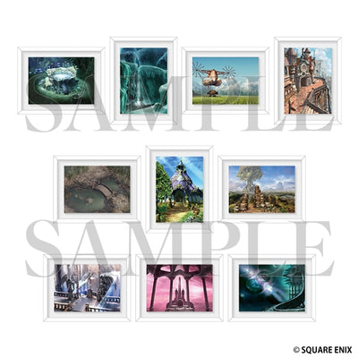 Final Fantasy IX 25th Anniversary The Exhibition - Picture Frame Magnet Collection Complete Set Of 10 Types [Pre-Order May 2026]