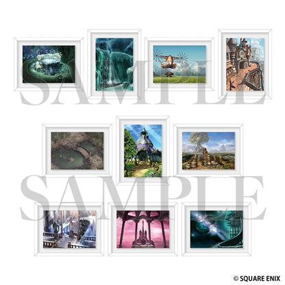 Final Fantasy IX 25th Anniversary The Exhibition - Picture Frame Magnet Collection Complete Set Of 10 Types [Pre-Order May 2026]
