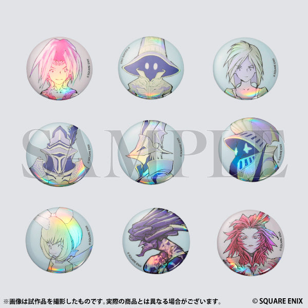 Final Fantasy IX 25th Anniversary The Exhibition - Trance Can Badge Collection Complete Set of 9 [Pre-Order May 2026]