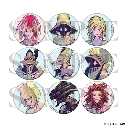 Final Fantasy IX 25th Anniversary The Exhibition - Trance Can Badge Collection Complete Set of 9 [Pre-Order May 2026]