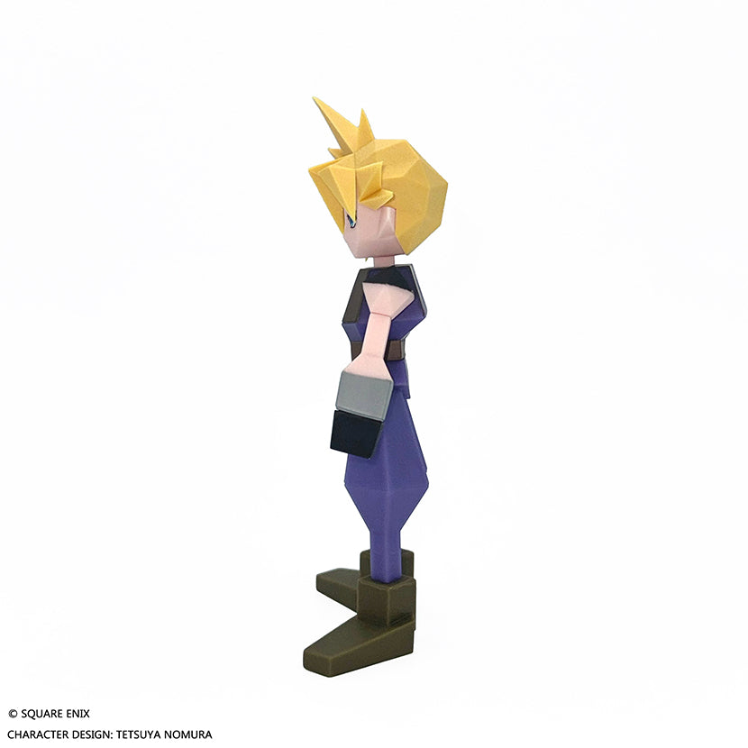 FINAL FANTASY VII POLYGON SOFT VINYL - CLOUD STRIFE