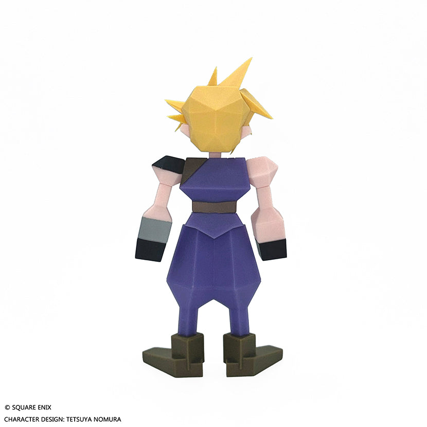 FINAL FANTASY VII POLYGON SOFT VINYL - CLOUD STRIFE