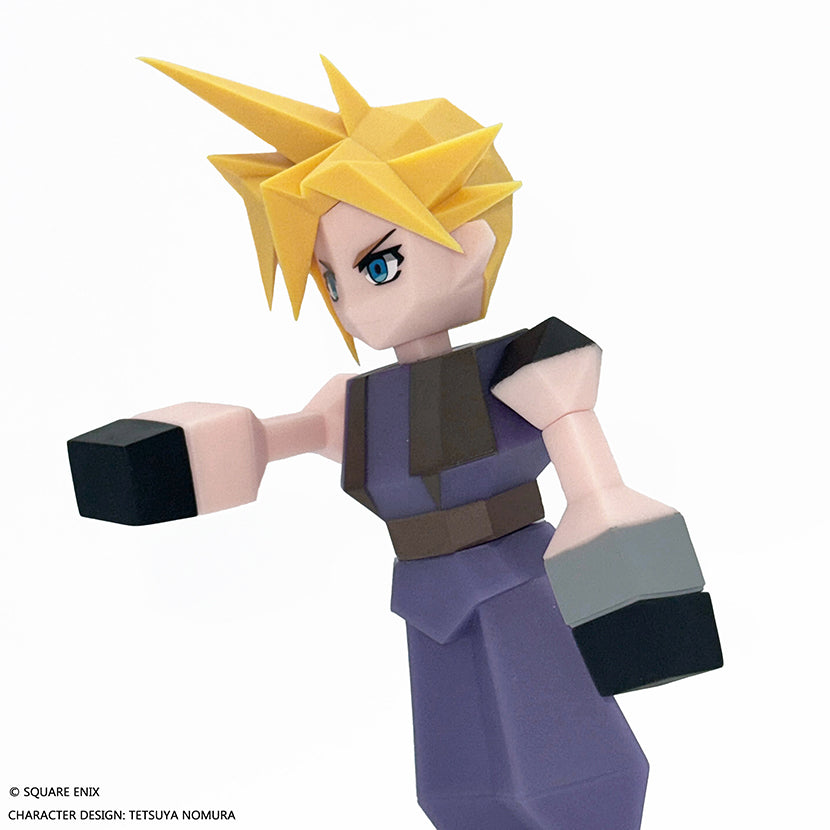 FINAL FANTASY VII POLYGON SOFT VINYL - CLOUD STRIFE