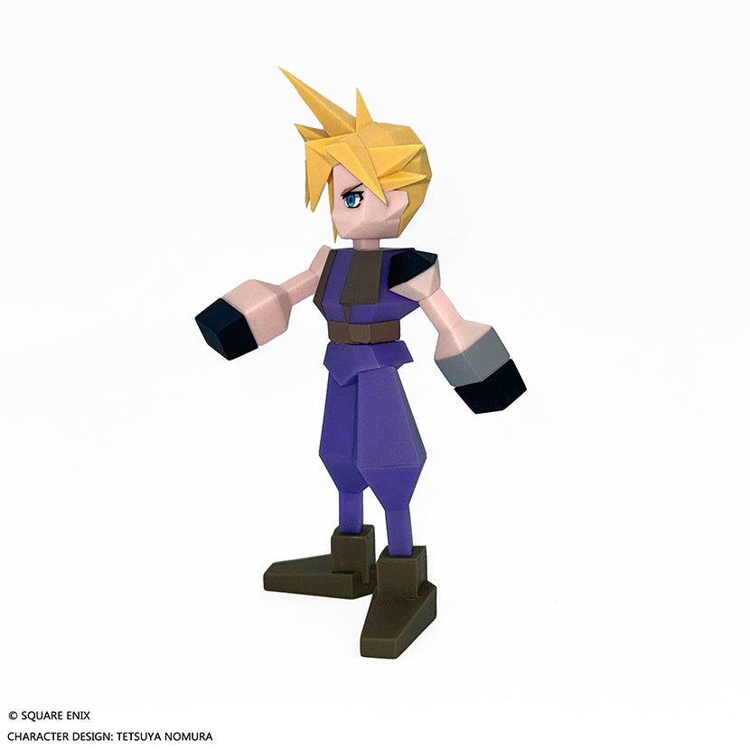 FINAL FANTASY VII POLYGON SOFT VINYL - CLOUD STRIFE