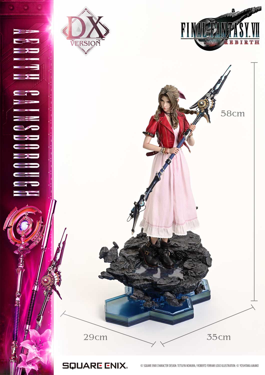 Final Fantasy VII Rebirth Square Enix 1/4 Scale Masterline Figure - Aerith Gainsborough DX Ver. [Pre-Order Oct 2027]