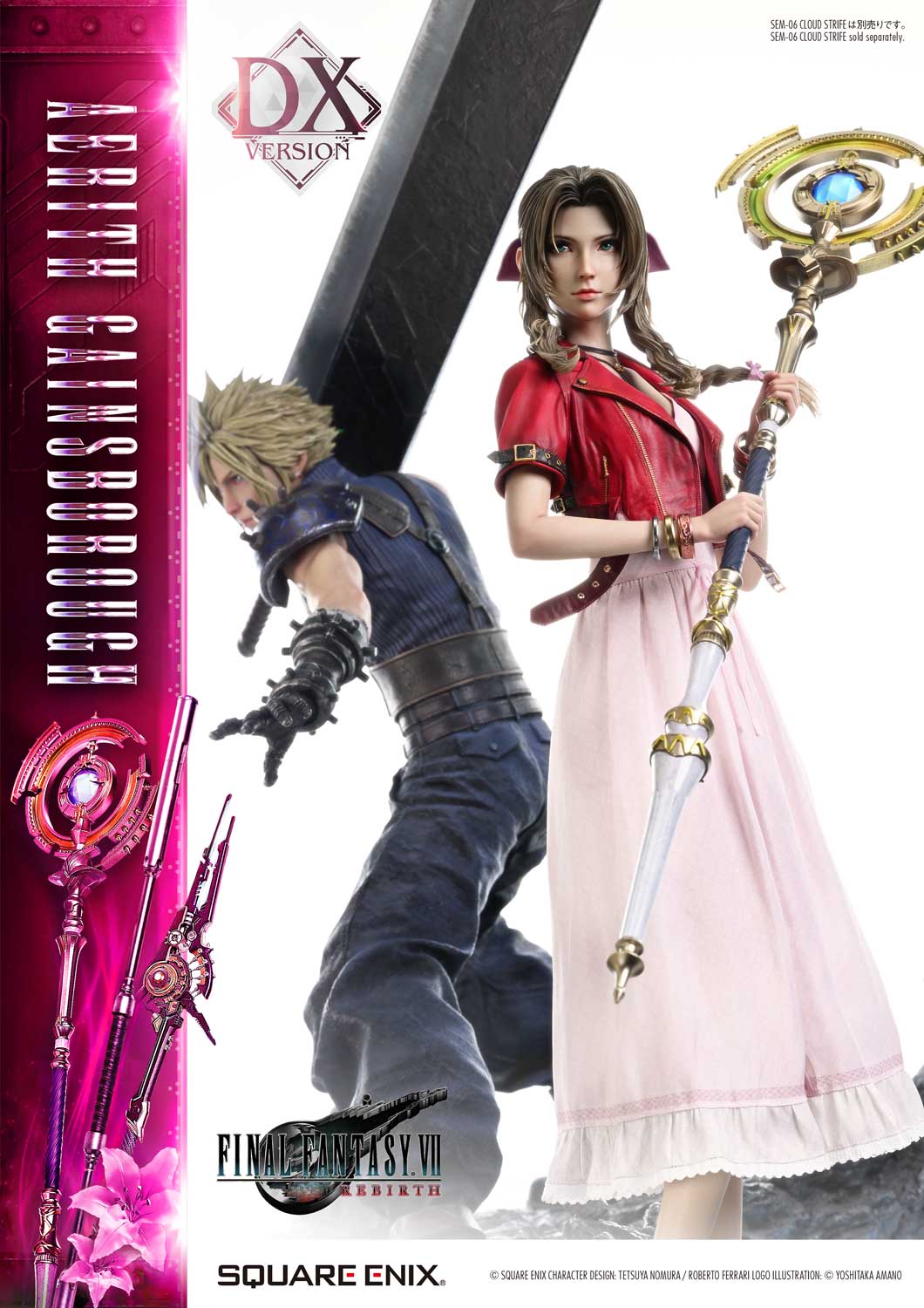Final Fantasy VII Rebirth Square Enix 1/4 Scale Masterline Figure - Aerith Gainsborough DX Ver. [Pre-Order Oct 2027]