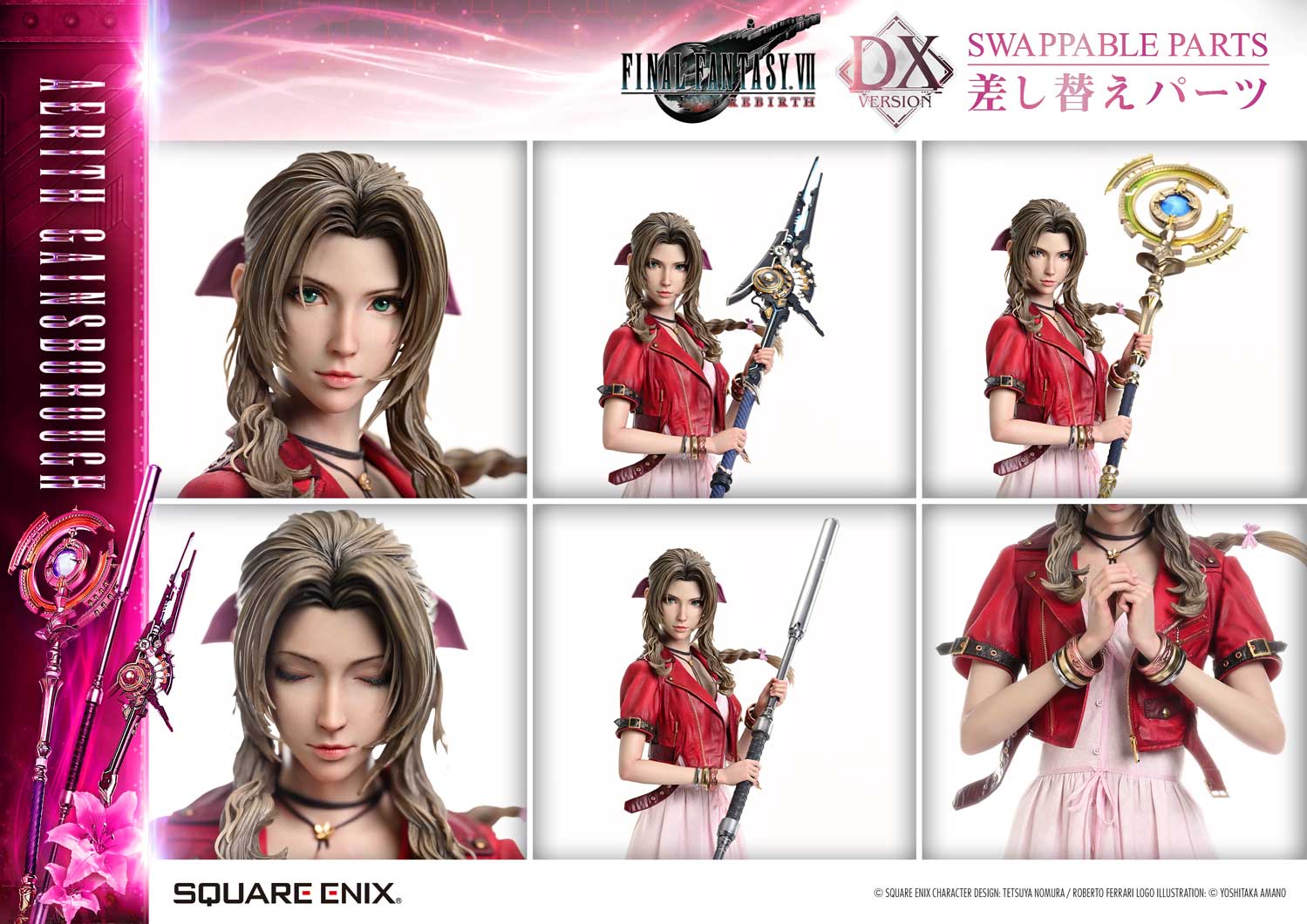 Final Fantasy VII Rebirth Square Enix 1/4 Scale Masterline Figure - Aerith Gainsborough DX Ver. [Pre-Order Oct 2027]