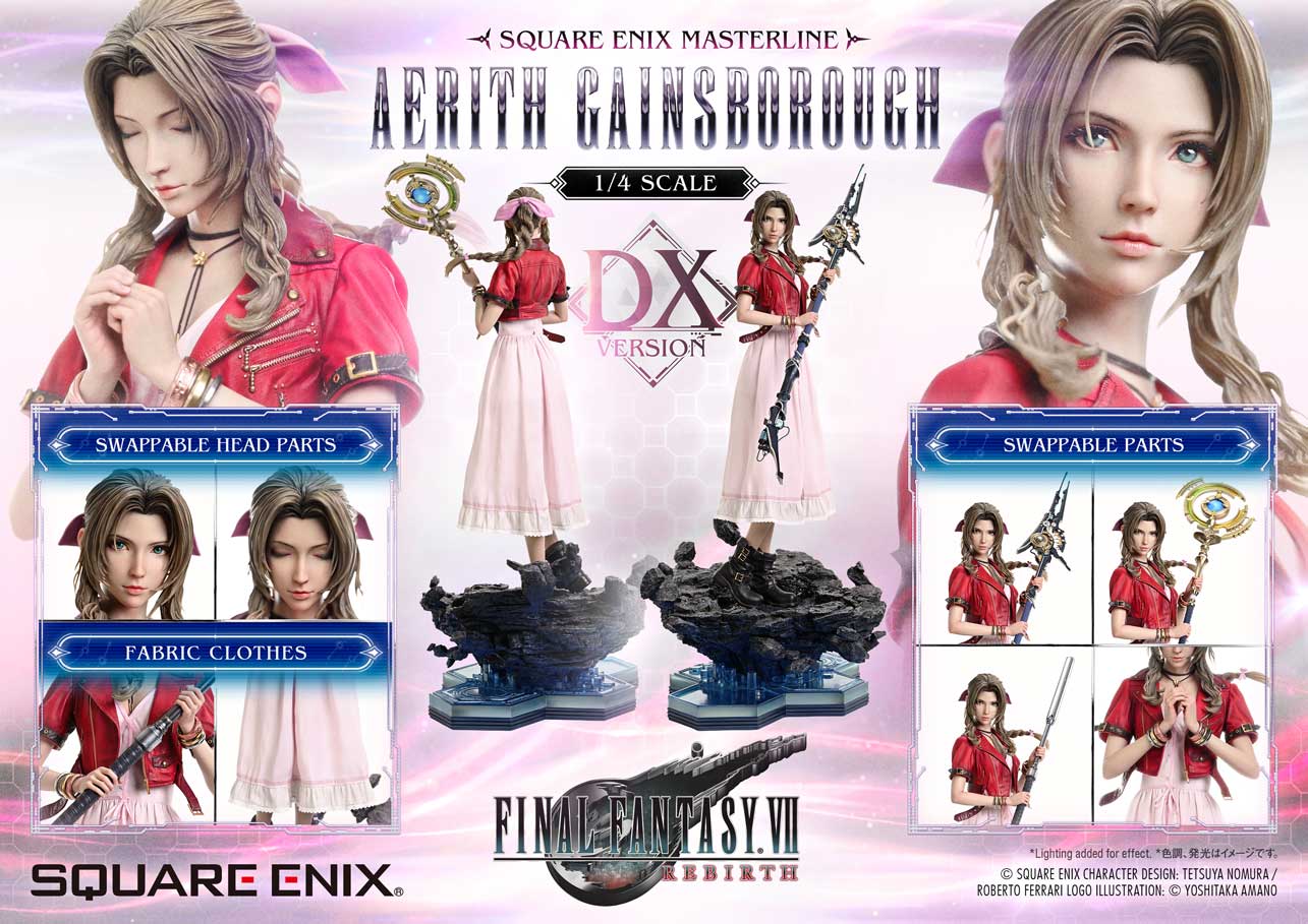 Final Fantasy VII Rebirth Square Enix 1/4 Scale Masterline Figure - Aerith Gainsborough DX Ver. [Pre-Order Oct 2027]