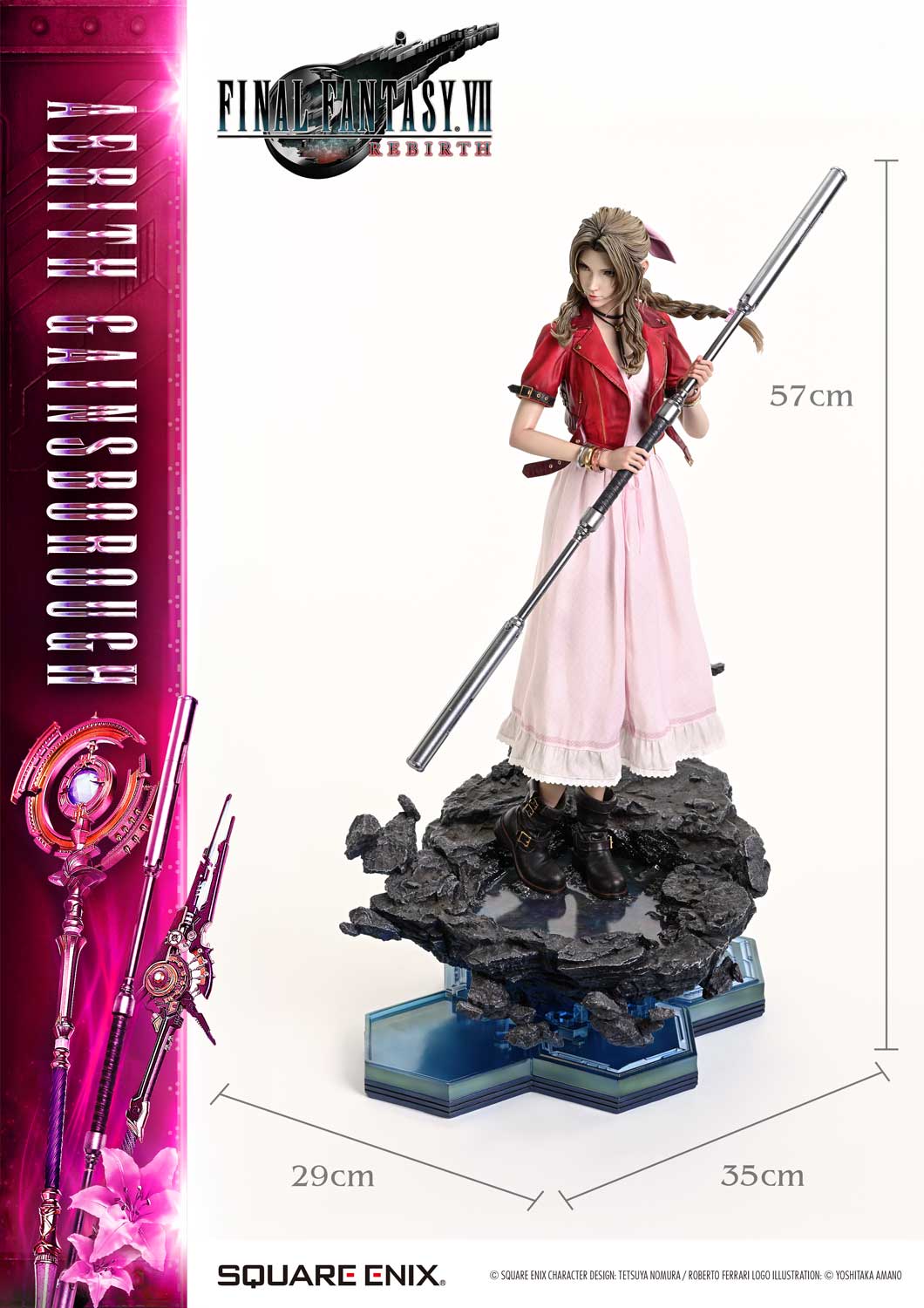 Final Fantasy VII Rebirth Square Enix 1/4 Scale Masterline Figure - Aerith Gainsborough [Pre-Order Oct 2027]