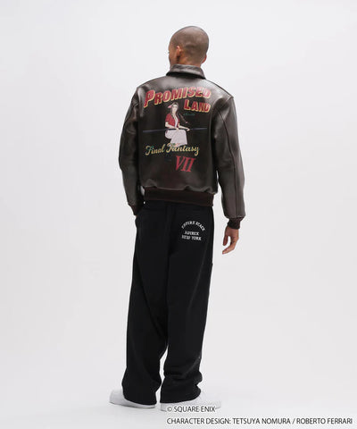 Final Fantasy VII Remake x Avirex Fashion Collection - A-2 AERITH Leather Jacket