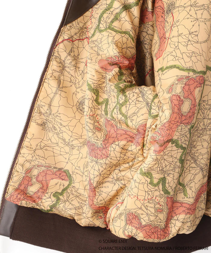 Final Fantasy VII Remake x Avirex Fashion Collection - A-2 AERITH Leather Jacket