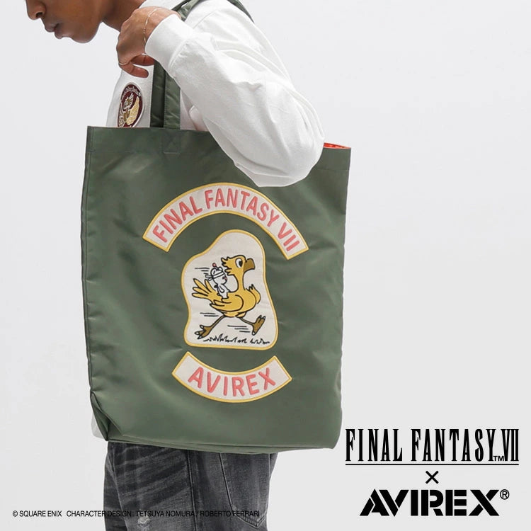 Final Fantasy VII Remake x Avirex Fashion Collection - Chocobo Nylon Tote Bag (2 Types)