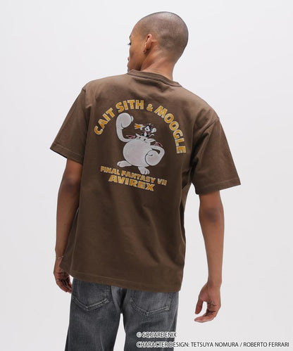 Final Fantasy VII Remake x Avirex Fashion Collection - Crew Neck T-Shirt Cait Sith & Moogle (2 Types)