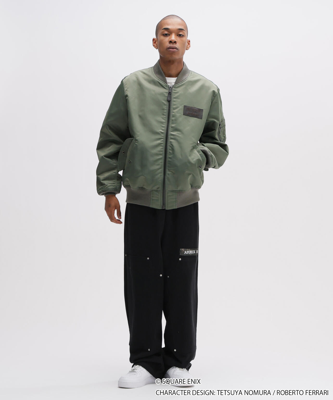 Final Fantasy VII Remake x Avirex Fashion Collection - MA-1 Chocobo Green Jacket