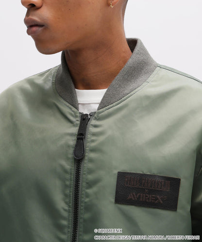 Final Fantasy VII Remake x Avirex Fashion Collection - MA-1 Chocobo Green Jacket