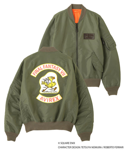 Final Fantasy VII Remake x Avirex Fashion Collection - MA-1 Chocobo Green Jacket