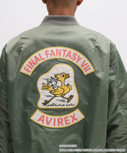 Final Fantasy VII Remake x Avirex Fashion Collection - MA-1 Chocobo Green Jacket