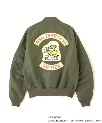Final Fantasy VII Remake x Avirex Fashion Collection - MA-1 Chocobo Green Jacket