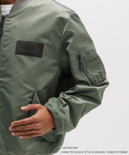 Final Fantasy VII Remake x Avirex Fashion Collection - MA-1 Chocobo Green Jacket