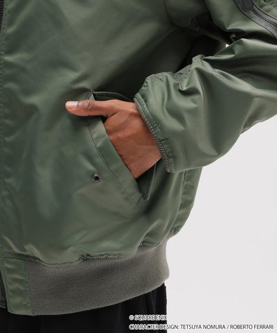 Final Fantasy VII Remake x Avirex Fashion Collection - MA-1 Chocobo Green Jacket