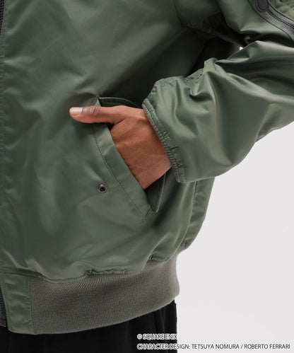 Final Fantasy VII Remake x Avirex Fashion Collection - MA-1 Chocobo Green Jacket