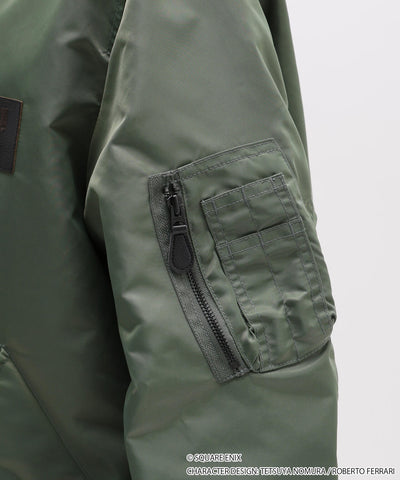 Final Fantasy VII Remake x Avirex Fashion Collection - MA-1 Chocobo Green Jacket