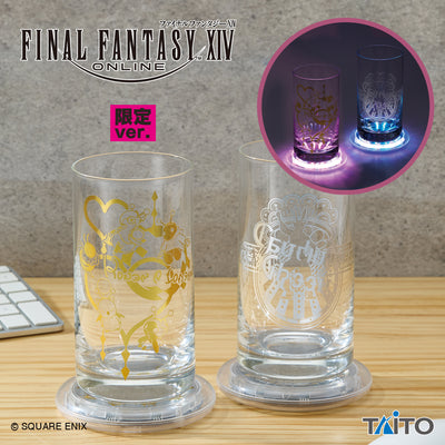 Final Fantasy XIV Online - LED Coasters & Glasses Duo Set Vol. 2 Limited Edition
