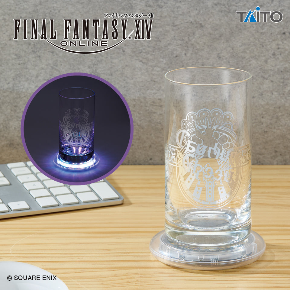 Final Fantasy XIV Online - LED Coaster & Glass Set Vol. 2 [Pre-Order Jan 2026]