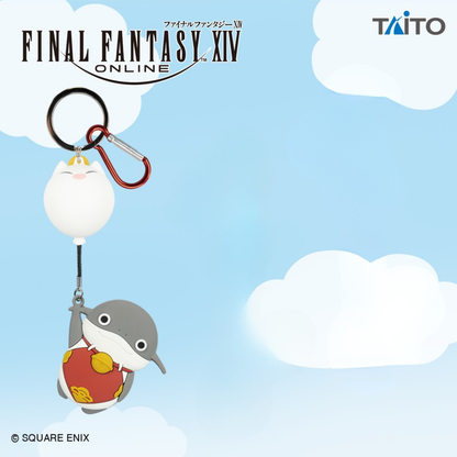 Final Fantasy XIV Rubber Mascot Keychain - Moogle Balloon Version (3 Types) [Pre-Order Jul 2026]