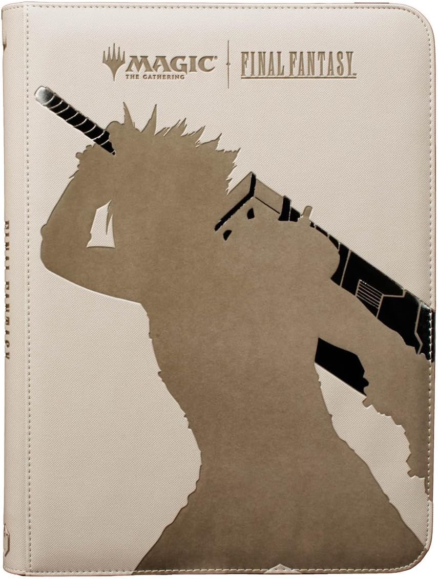 Final Fantasy × Universes Beyond - Cloud Strife Ex-Soldier 9-Pocket Premium Zippered PRO Binder