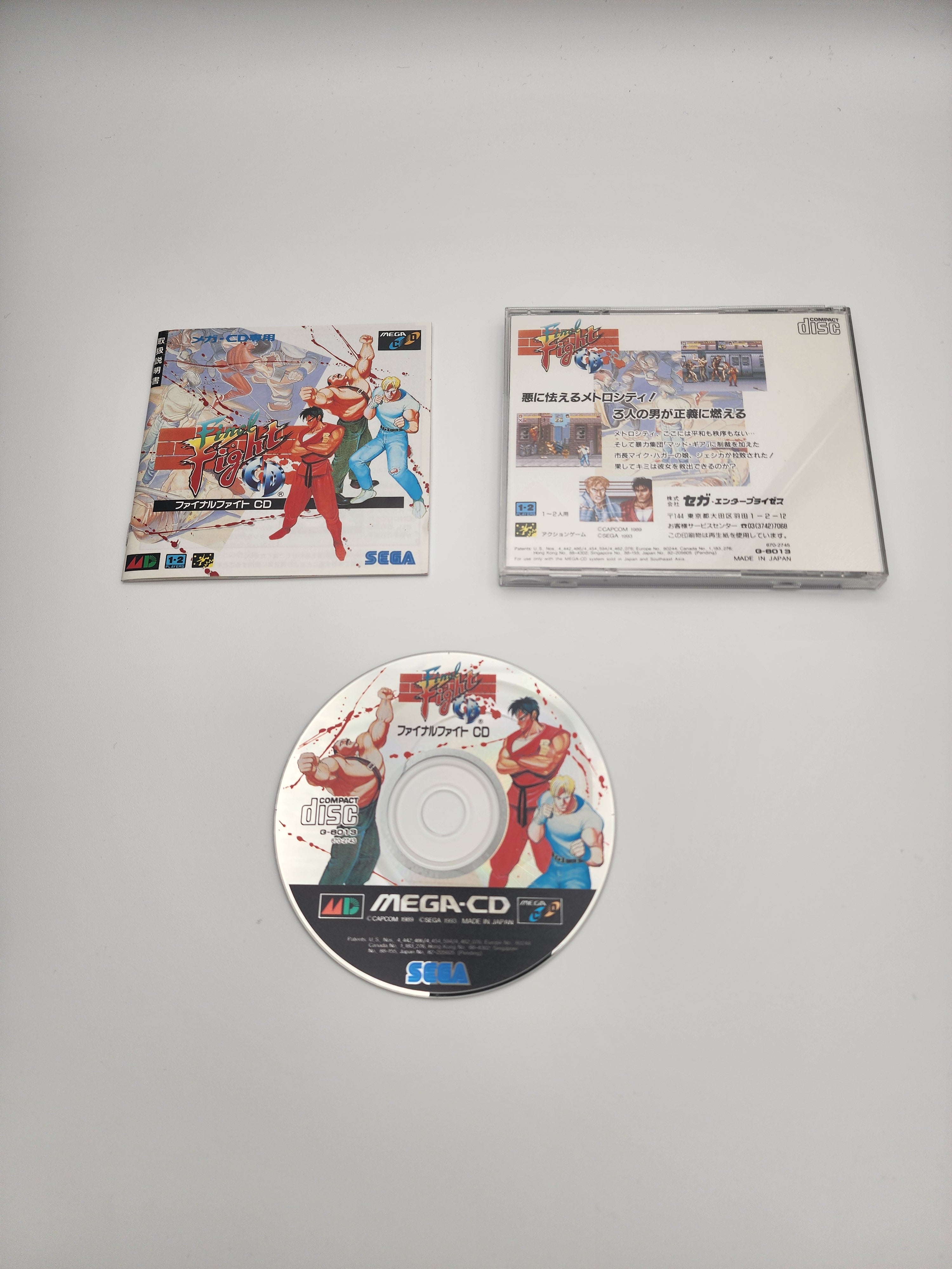 USED JAPAN] Final Fight CD Mega CD – JumpIchiban
