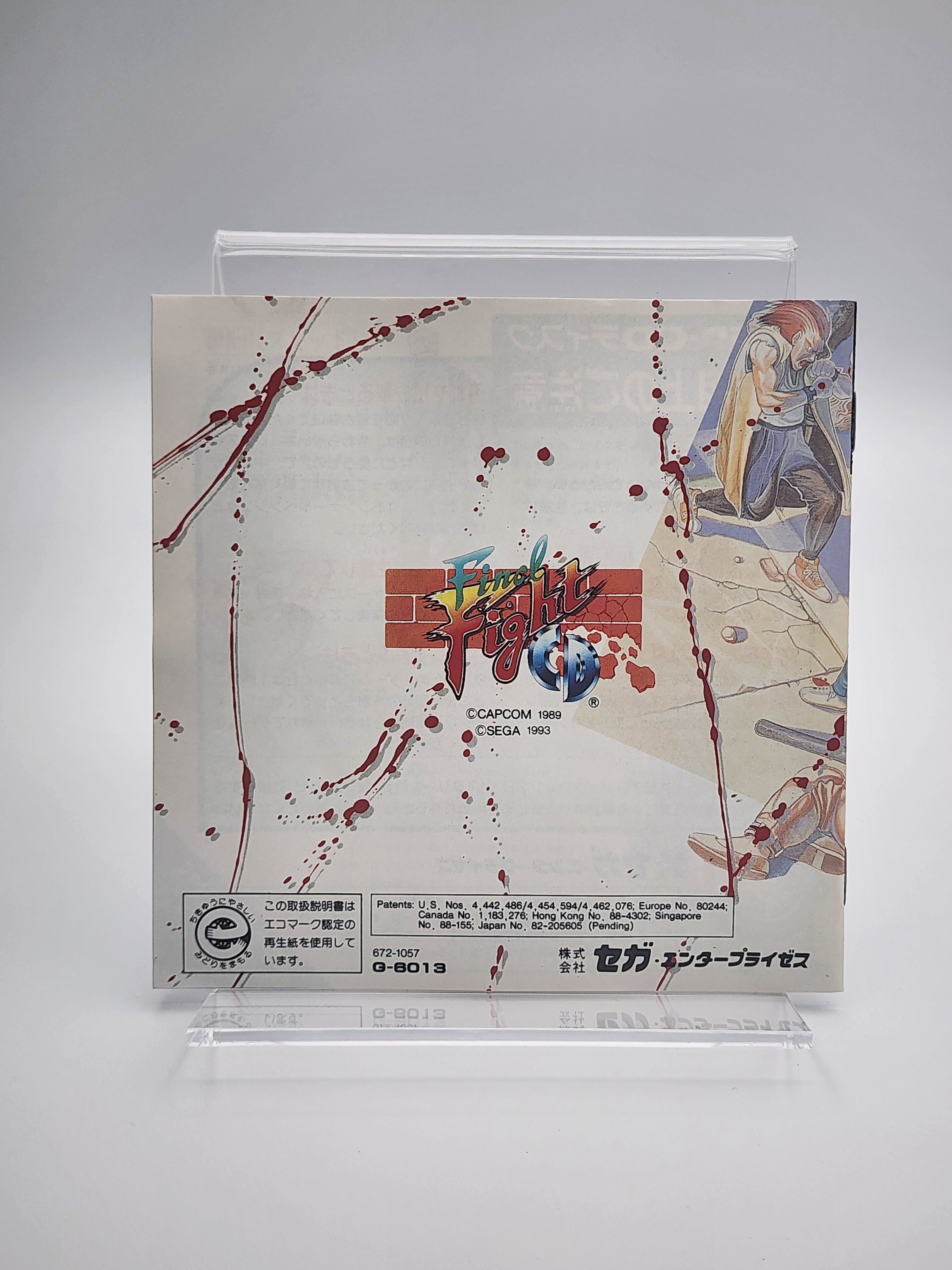 [USED JAPAN] Final Fight CD Mega CD