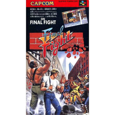 [USED JAPAN] Final Fight Super Famicom (Game Cartridge Only)