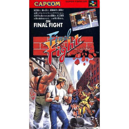 [USED JAPAN] Final Fight Super Famicom (Game Cartridge Only)