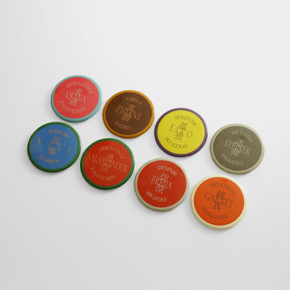 Final Fantasy IX x Daimaru Matsuzakaya Fashion Collection - Original Design Can Badges Complete Set of 8 Types