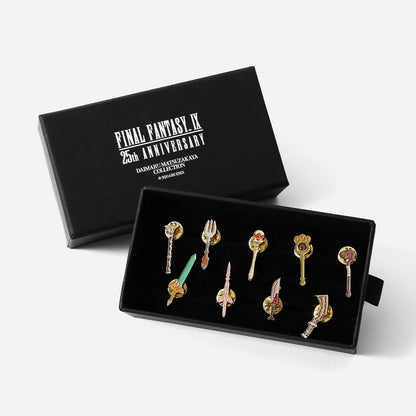 Final Fantasy IX x Daimaru Matsuzakaya Fashion Collection - Weapon Motif Pin Badge Complete Set of 9 Types