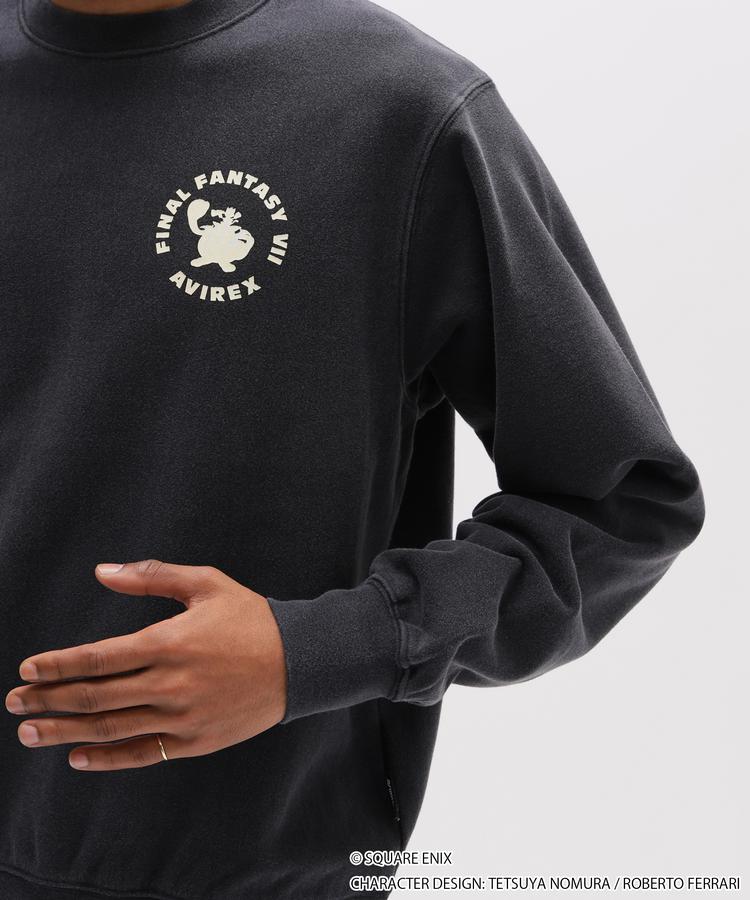 Final Fantasy VII Remake x Avirex Fashion Collection - Crew Neck Sweatshirt Cait Sith & Moogle