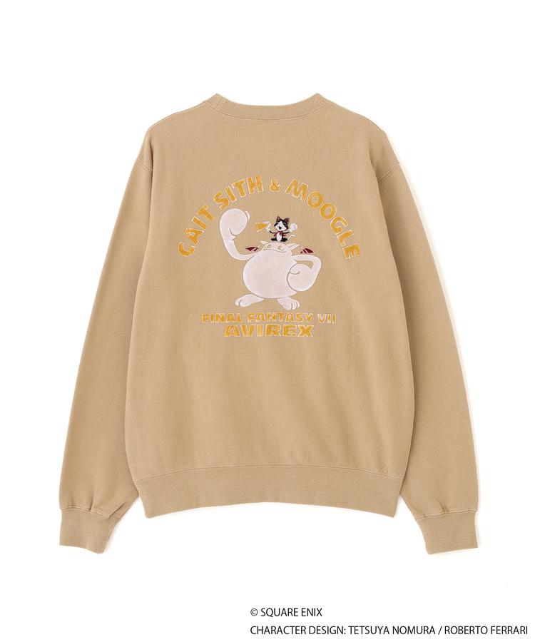 Final Fantasy VII Remake x Avirex Fashion Collection - Crew Neck Sweatshirt Cait Sith & Moogle (2 Types)
