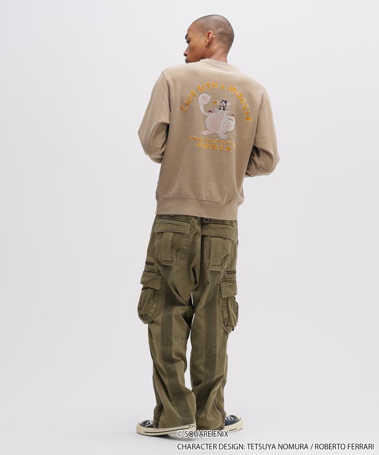 Final Fantasy VII Remake x Avirex Fashion Collection - Crew Neck Sweatshirt Cait Sith & Moogle (2 Types)