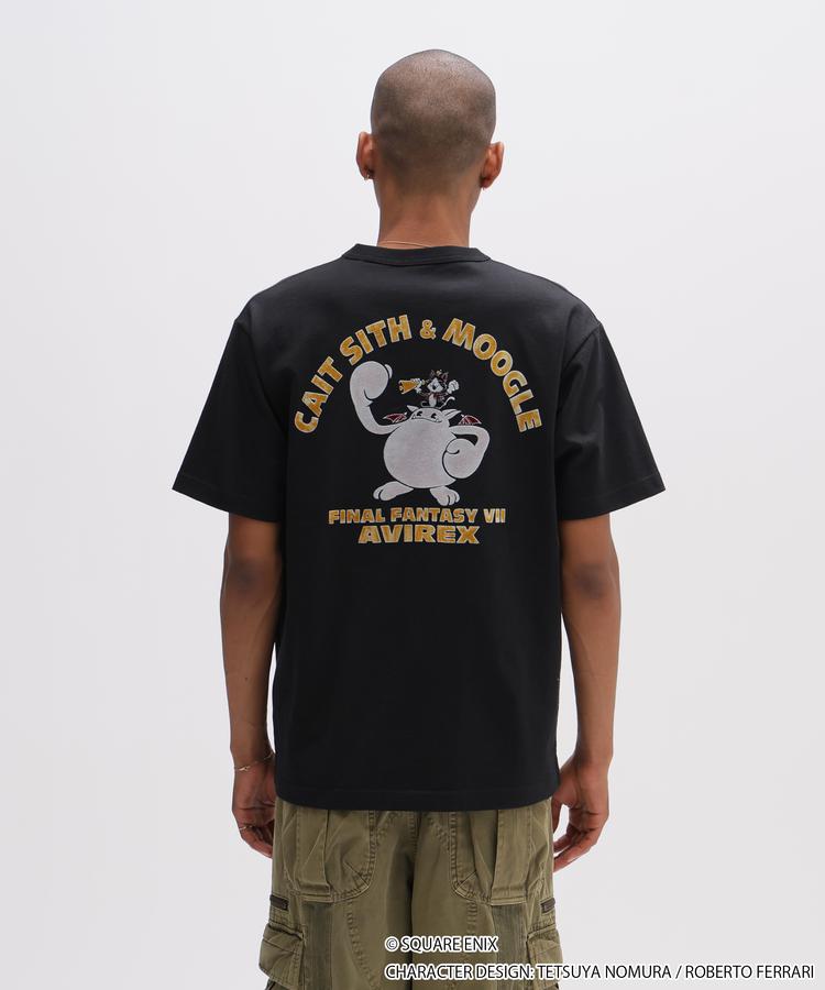 Final Fantasy VII Remake x Avirex Fashion Collection - Crew Neck T-Shirt Cait Sith & Moogle (2 Types)