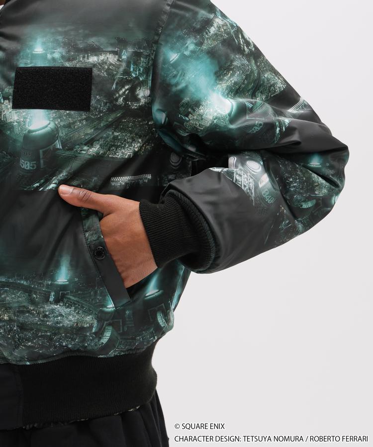 Final Fantasy VII Remake x Avirex Fashion Collection - Quilted MA-1 Midgar