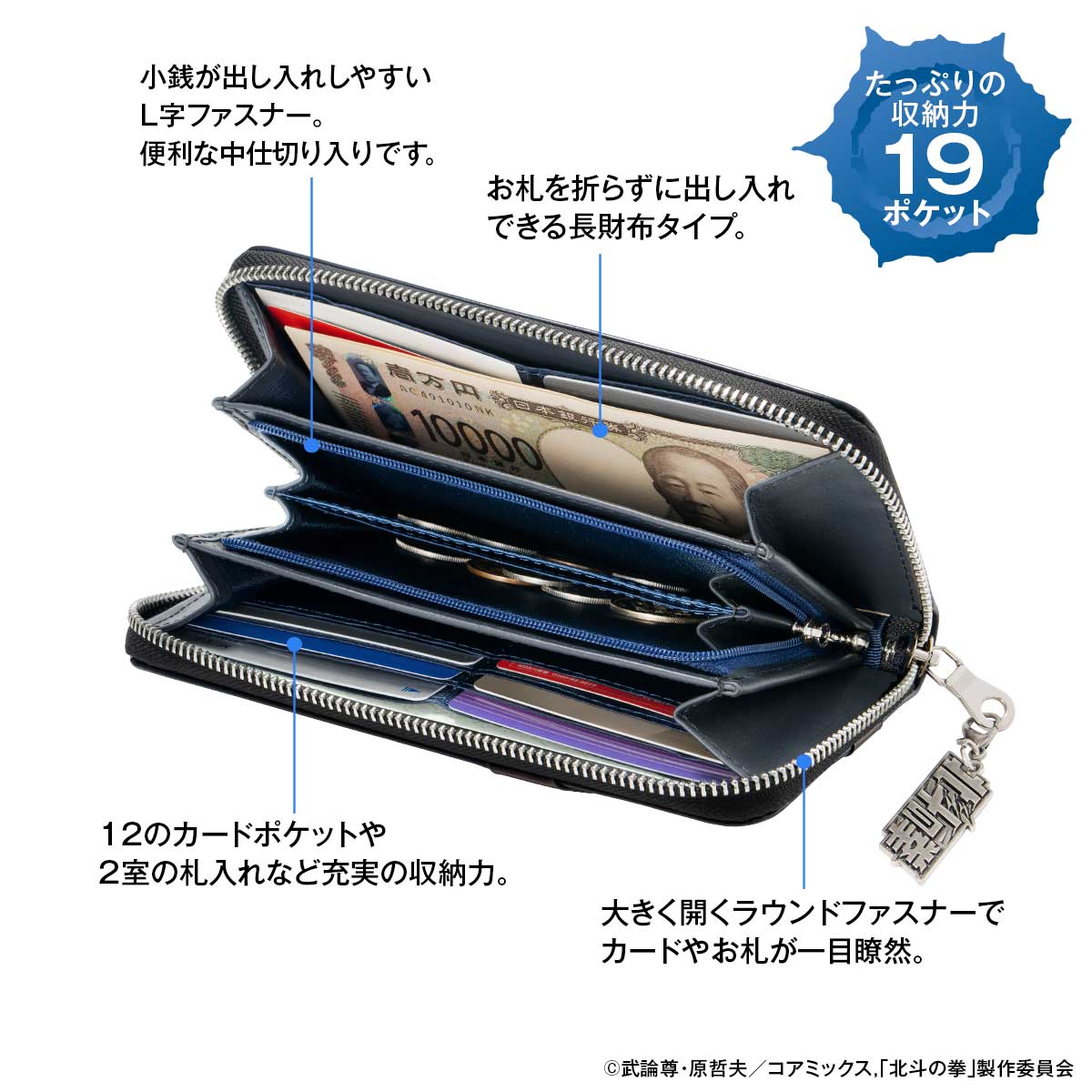 Fist of The North Star Leather Wallet - Kenshiro