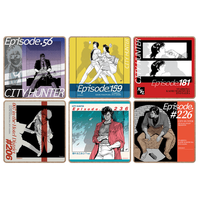 Forever City Hunter Exhibition - Random Wood Coasters (6 types)