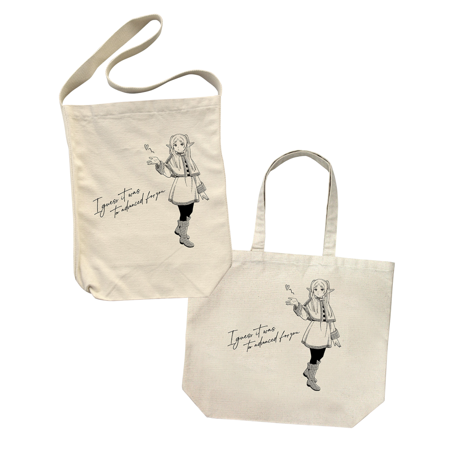 Frieren : Beyond Journey's End - Frieren's Seduction Natural Tote Bag (2 Styles) [Pre-Order Sep 2026]