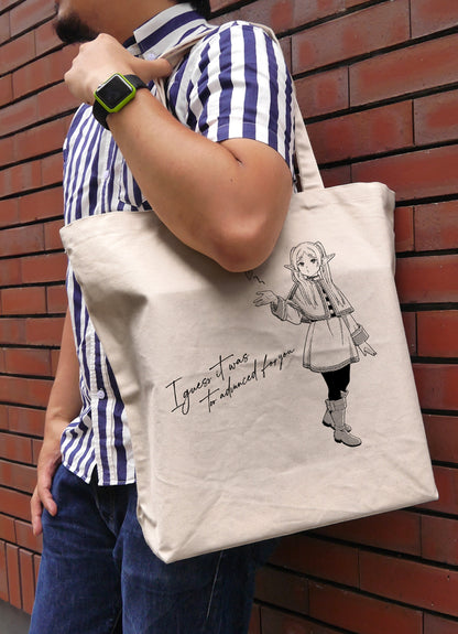 Frieren : Beyond Journey's End - Frieren's Seduction Natural Tote Bag (2 Styles) [Pre-Order Sep 2026]