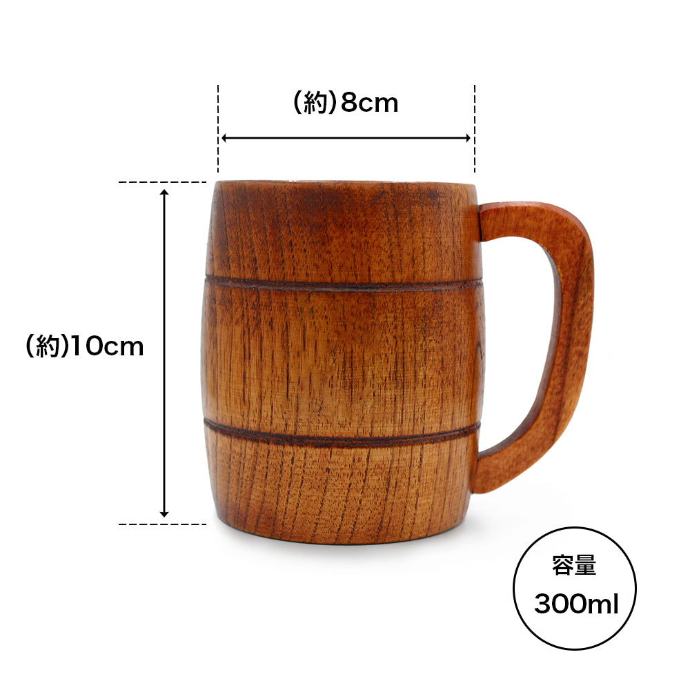 Frieren : Beyond Journey's End - Thrown Kiss Barrel-Shaped Wooden Mug [Pre-Order Sep 2026]