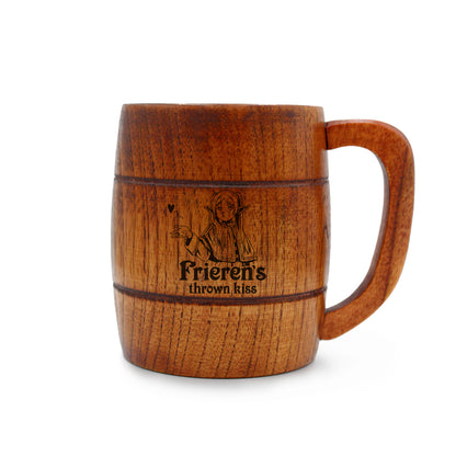 Frieren : Beyond Journey's End - Thrown Kiss Barrel-Shaped Wooden Mug [Pre-Order Sep 2026]