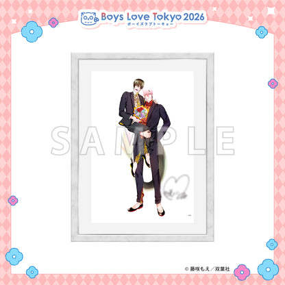 Fudanshi Shokan: Isekai de Shinju ni Hameraremashita - Boys Love Tokyo 2026 Framed Reproduction of Original Artwork [Pre-Order Late June 2026]