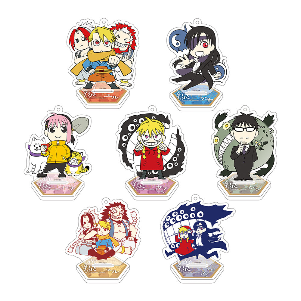 Fullmetal Alchemist X Daemons of the Shadow Realm Exhibition - Daemons of the Shadow Realm Exhibition Trading Acrylic Stand Keychain 5th Anniversary Pack of 7 Random Types [Random] [Pre-Order Sep 2026]