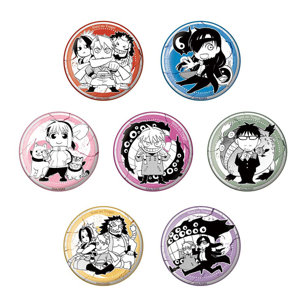 Fullmetal Alchemist X Daemons of the Shadow Realm Exhibition - Daemons of the Shadow Realm Trading Can Badge 5th Anniversary Box Of 7 Packs RANDOM [Pre-Order Sep 2026]